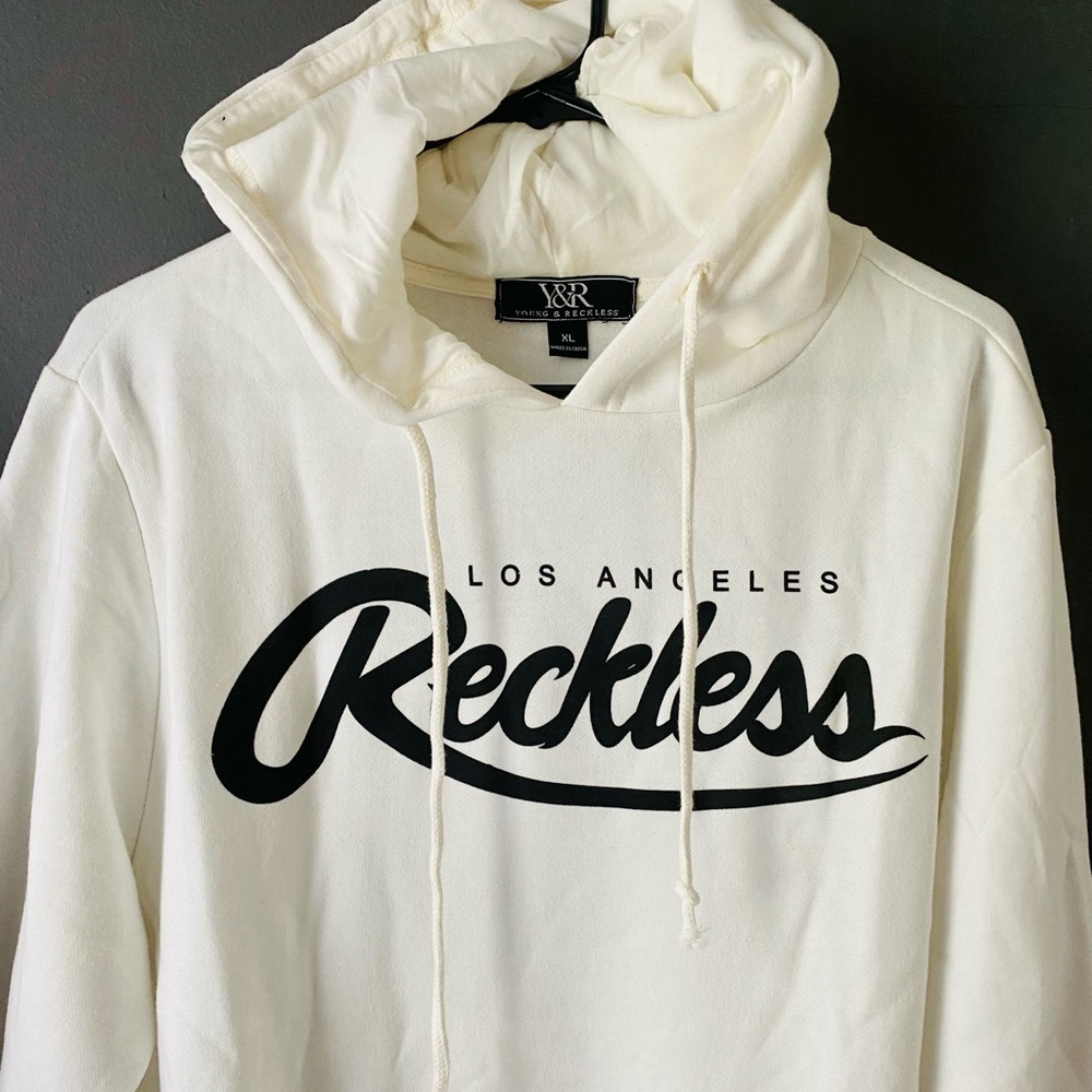 Young and Reckless unisex hoodie.